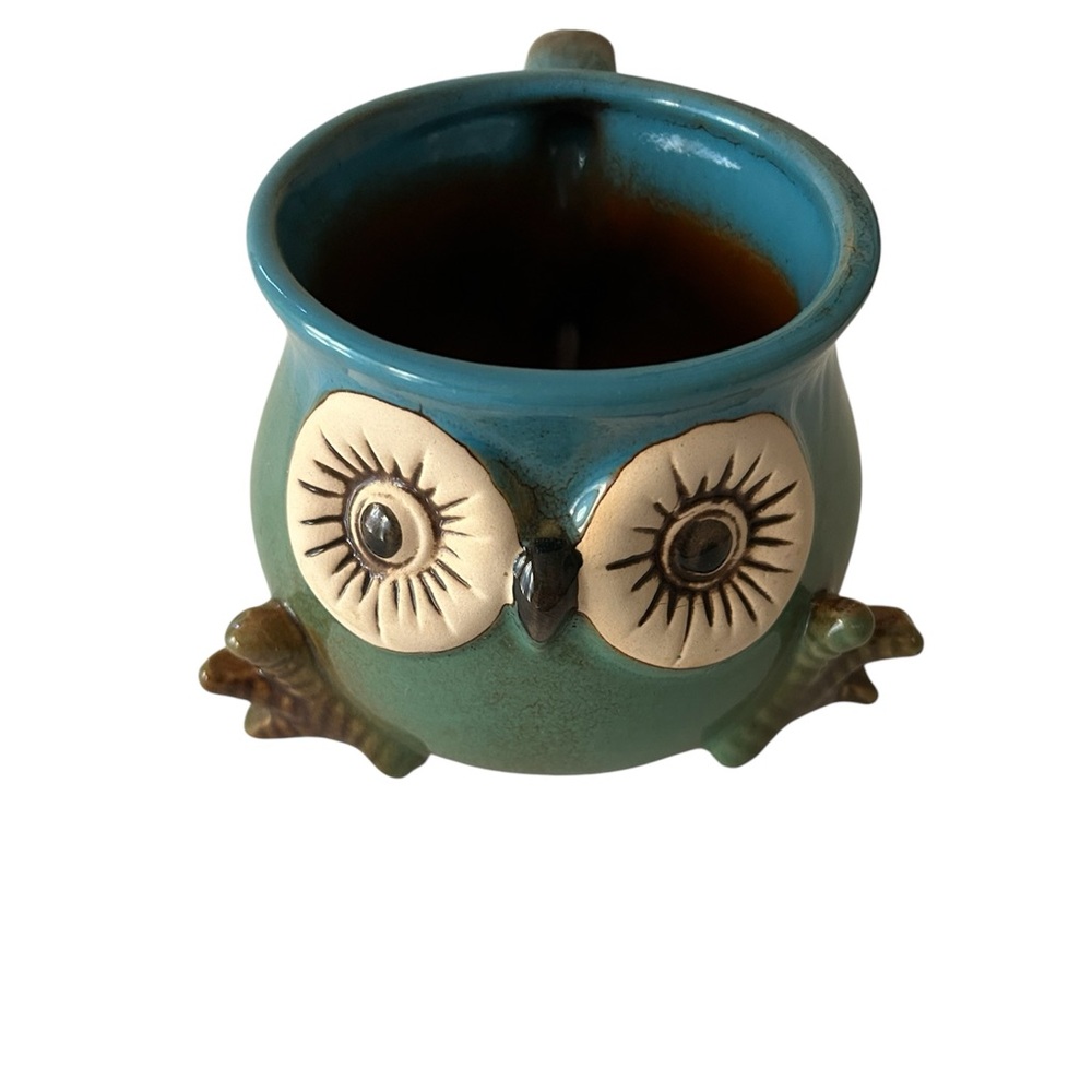 Pacifica Home Baby Owl Ceramic Porcelain Whimsy Collector Coffee Tea Lovers Mug